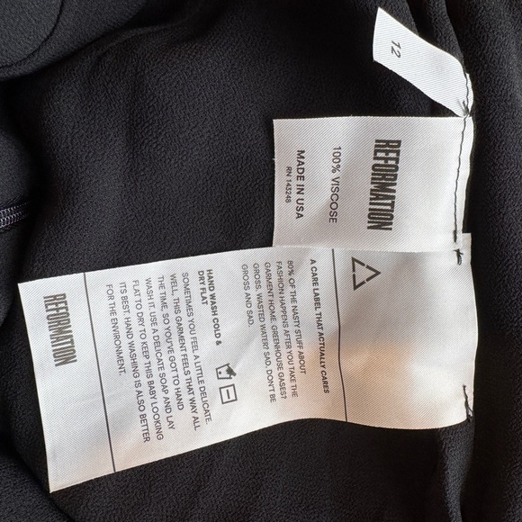 Reformation Black Jumpsuit - Picture 7 of 7